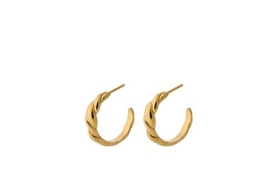 Pernille Corydon Korvakorut | Pernille Corydon - Hana Earrings 22Mm, Kulta