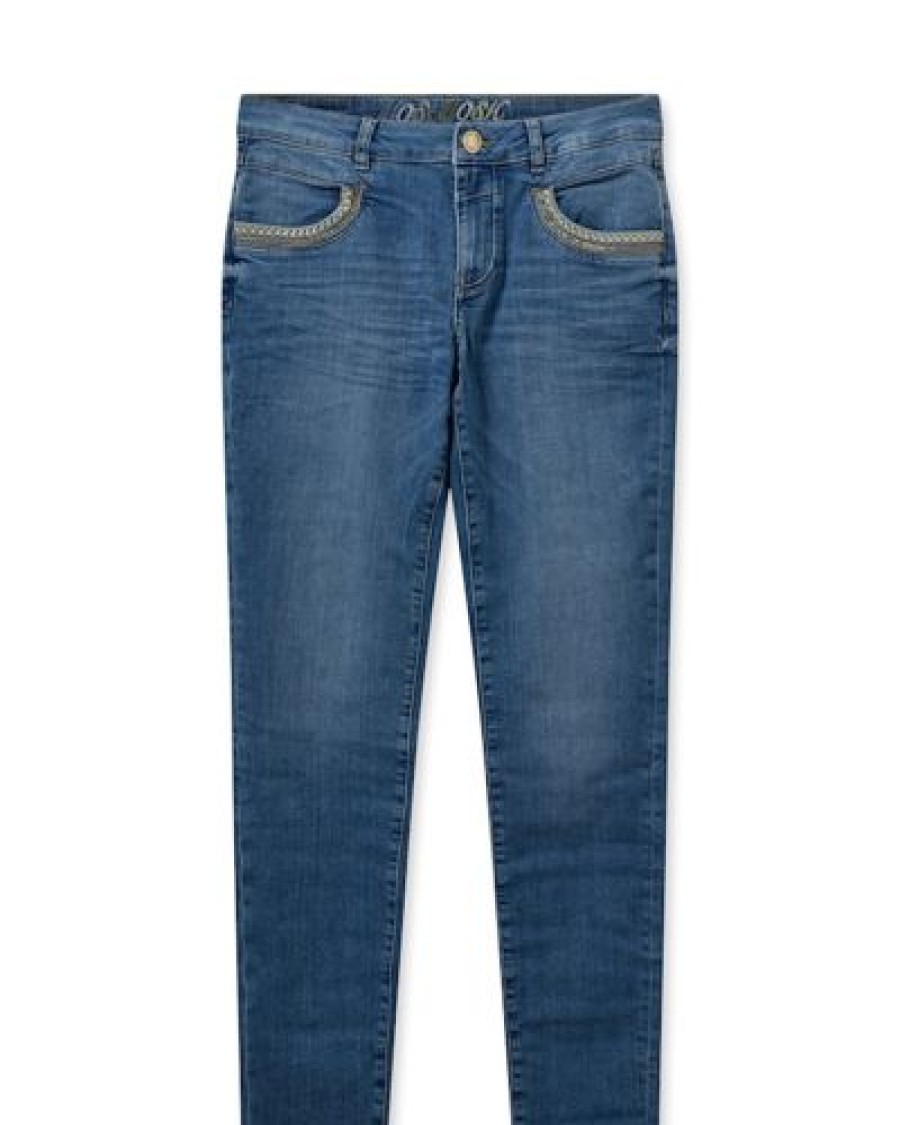 Mos Mosh Uutuudet | Mos Mosh - Naomi Diva Jeans, Blue Regular