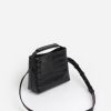 Flattered Laukut | Flattered - Hedda Mini Handbag, Black Croco