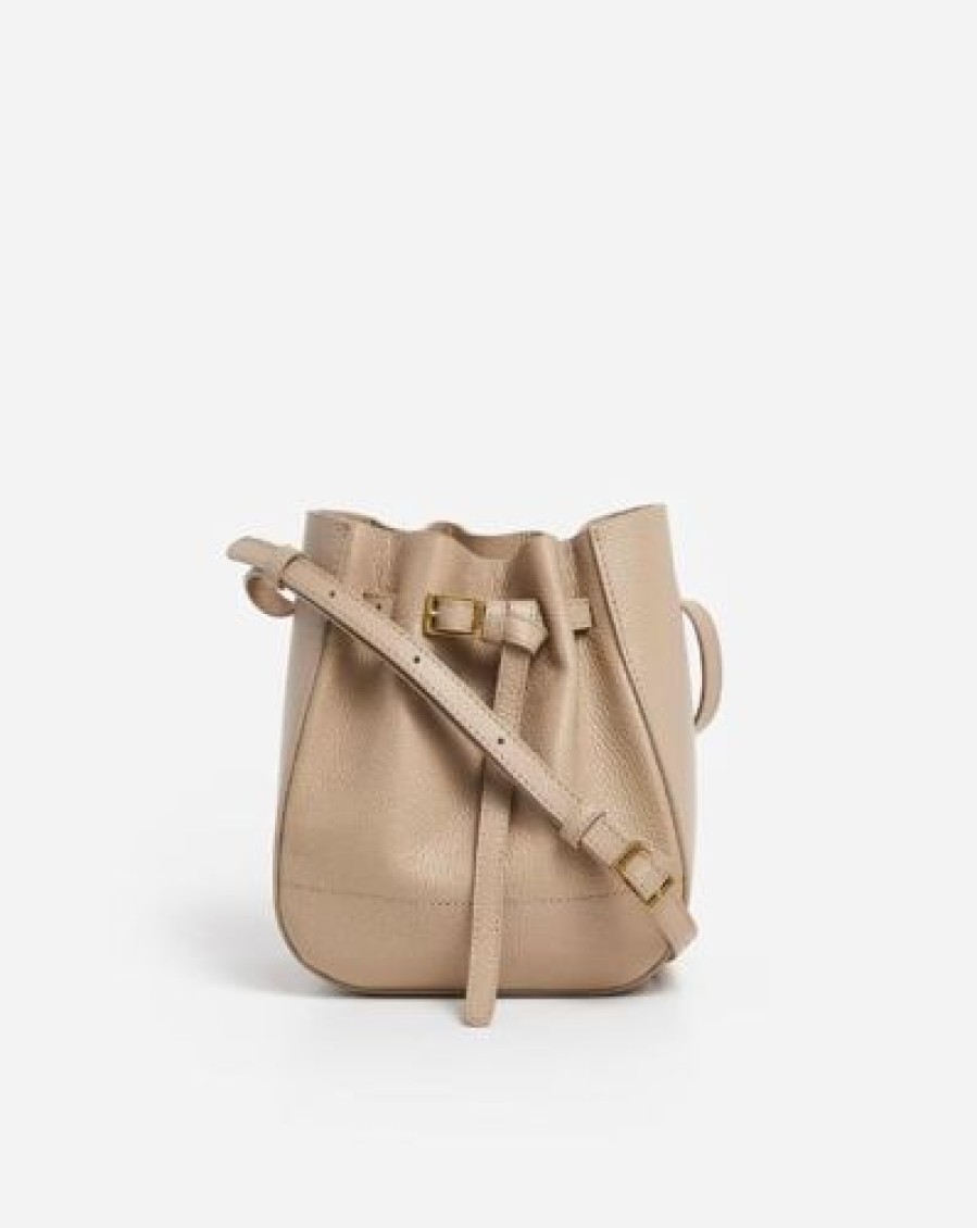 Flattered Laukut | Flattered - Bo Mini Bucket Kasilaukku, Taupe