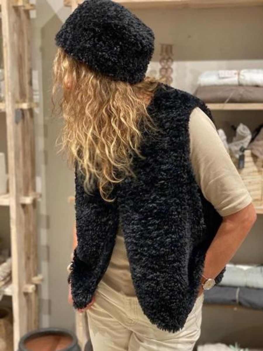 Gauhar Helsinki Hatut Kasineet Ja Sukat | Gauhar - Faux Fur Tekoturkishattu, Black