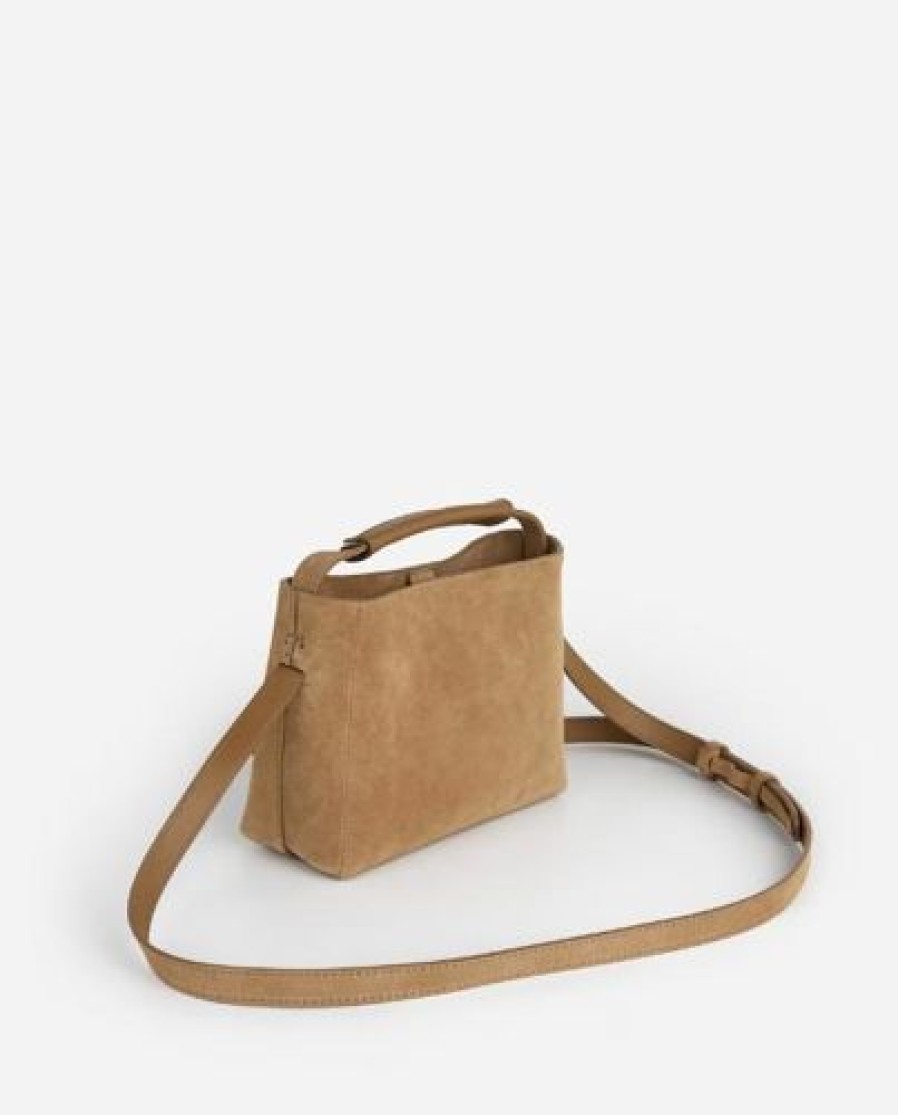 Flattered Laukut | Flattered - Hedda Mini Handbag Suede, Sand