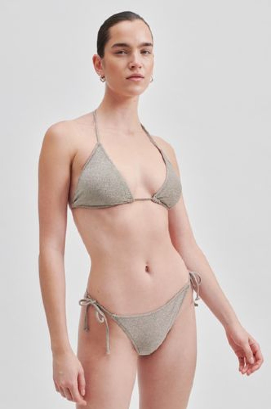 Second Female Uutuudet | Second Female - Glint Bikinitoppi, Vintage Khaki