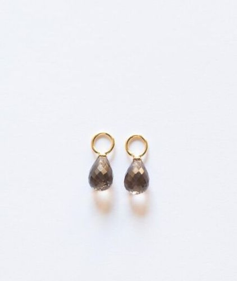 Gauhar Helsinki Gauhar Helsinki | Gauhar - Lisaosa Smoky Quartz Drop, Kulta