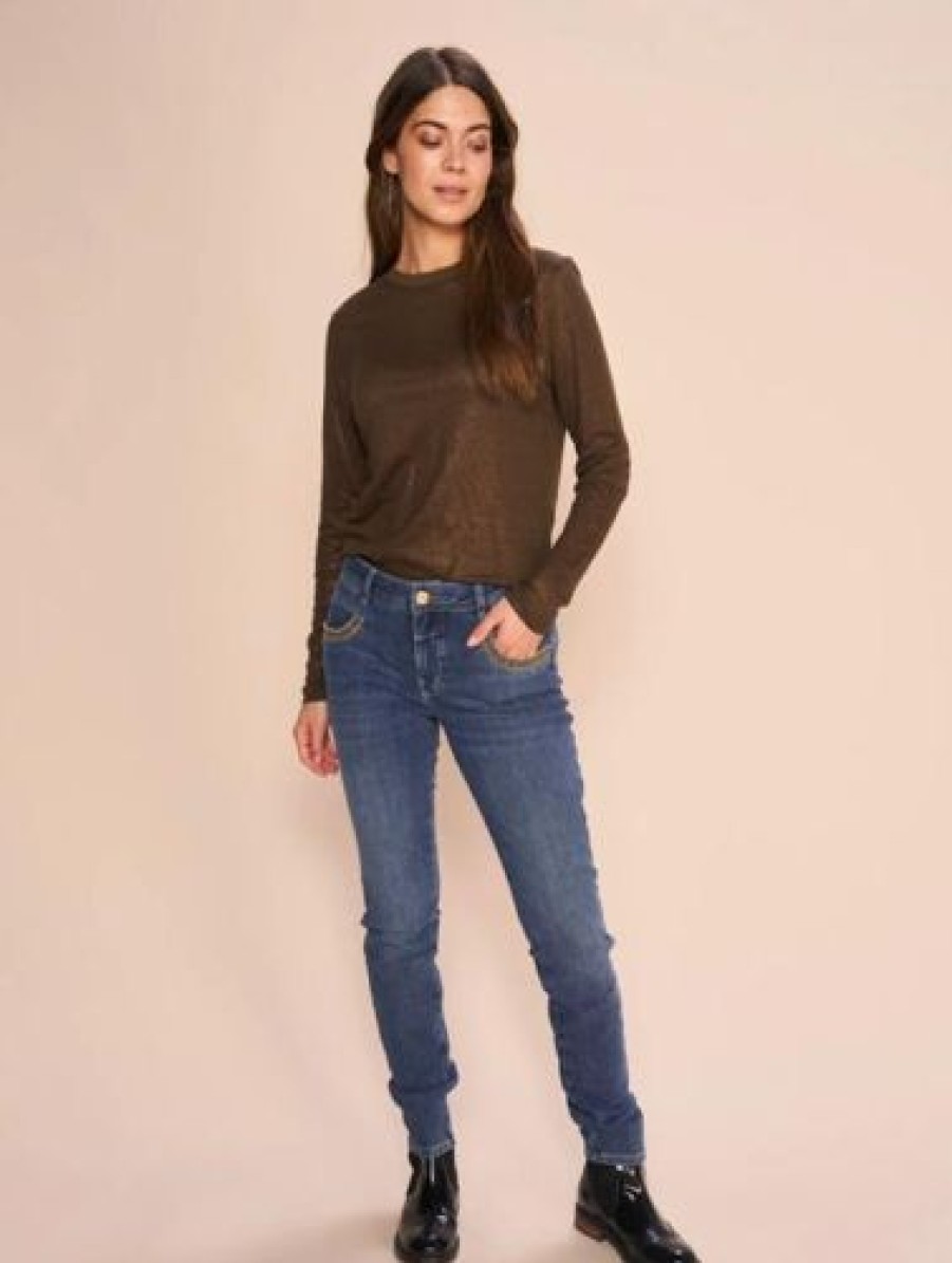 Mos Mosh Farkut Ja Housut | Mos Mosh - Naomi Nion Jeans, Blue Regular