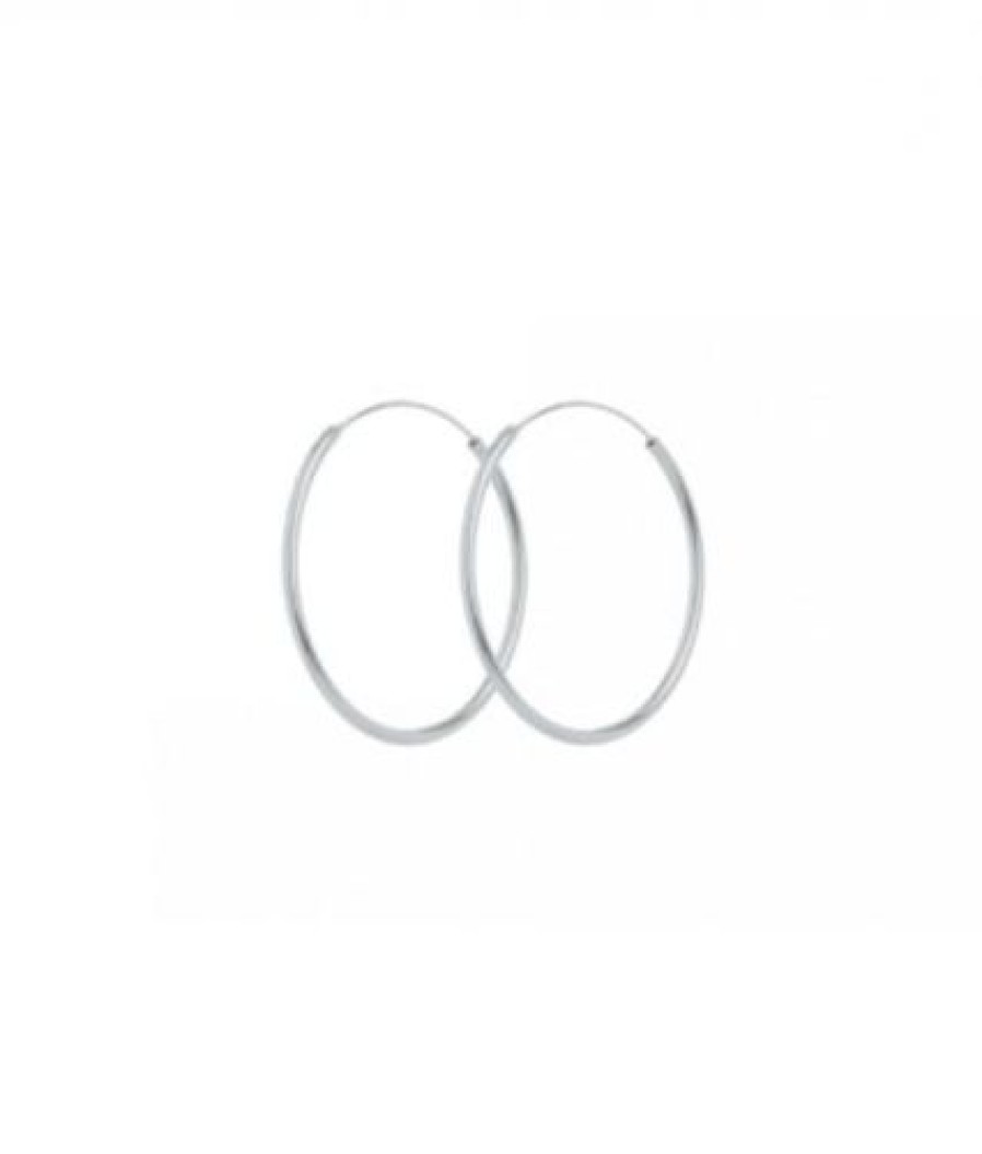 Pernille Corydon Korvakorut | Pernille Corydon - Mini Plain Hoops, Hopea 20Mm