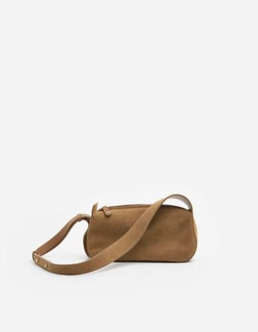 Flattered Laukut | Flattered - Tuna Shoulderbag, Sand Suede