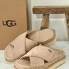 UGG Korkokengat Ja Ballerinat | Ugg - Goldenstar Cross Sandaalit, Driftwood